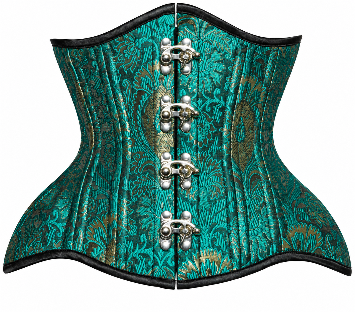 Alyssa Steel Boned Jacquard Waist Training Underbust Corset