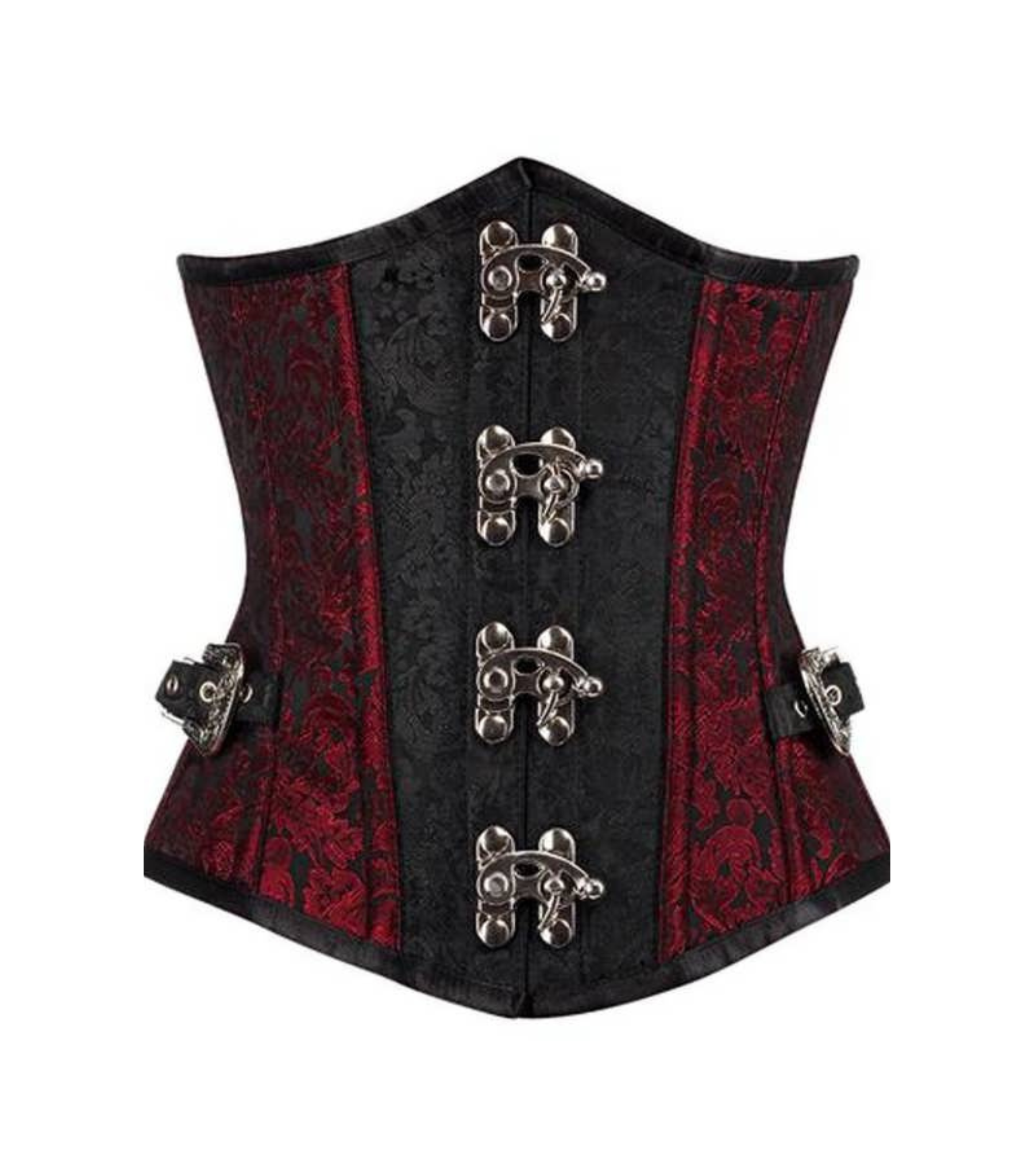 Black/Red Waist Reducing Underbust Corset