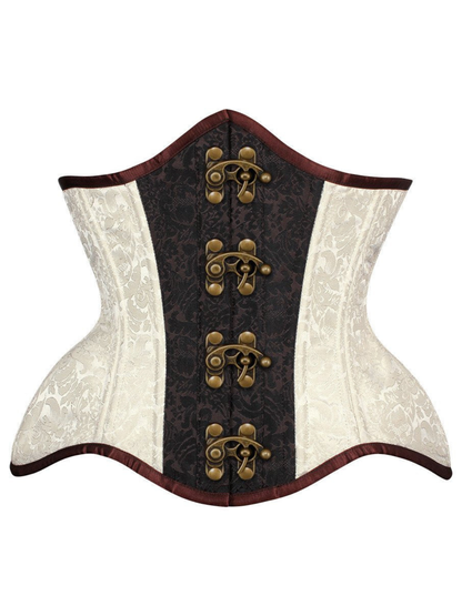 Brocade Authentic Steel Boned Underbust Waist Training Corset