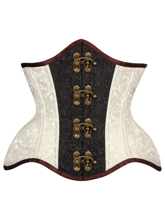 Brocade Authentic Steel Boned Underbust Waist Training Corset