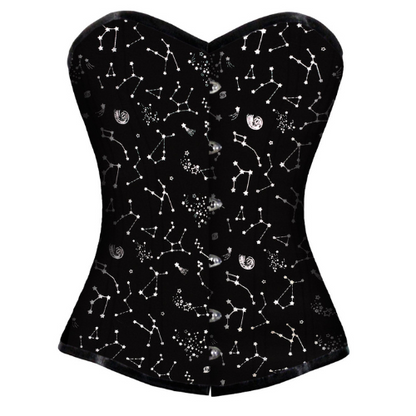 Stars  Cotton Authentic Overbust Corset