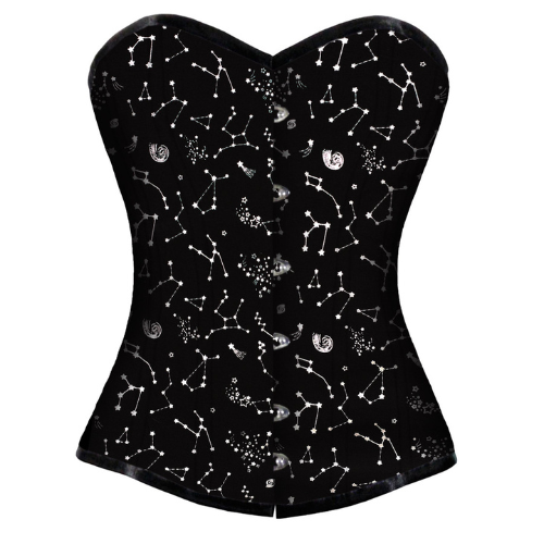 Stars  Cotton Authentic Overbust Corset